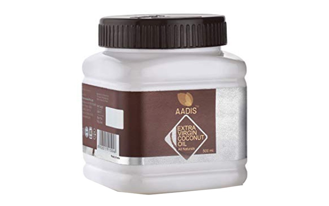 Aadis Extra Virgin Coconut Oil-    Plastic Jar  500 millilitre